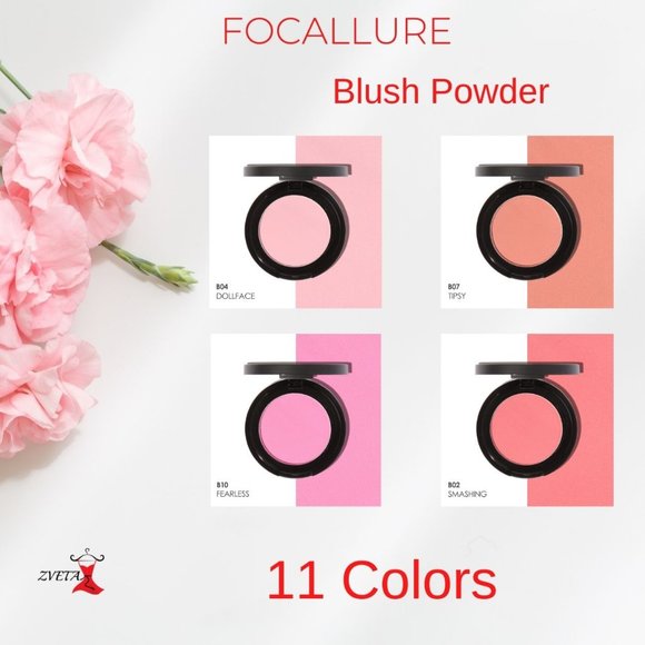 FOCALLURE Color Mix Blush Powder, B02 Smashing - Picture 2 of 6